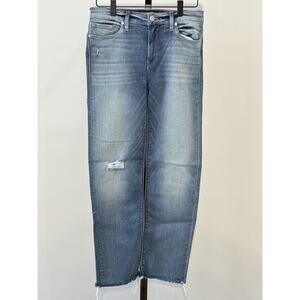 Hudson Nico Cigarette Jeans Womens 27 Stretch Mid Rise Med Wash Skinny Leg Pants